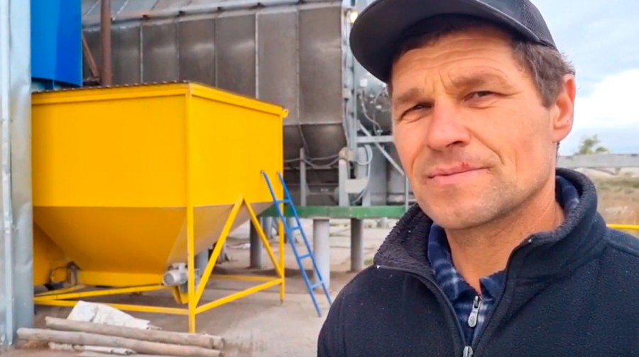 Модульна зерносушарка Sukup. Пелета замість газу!