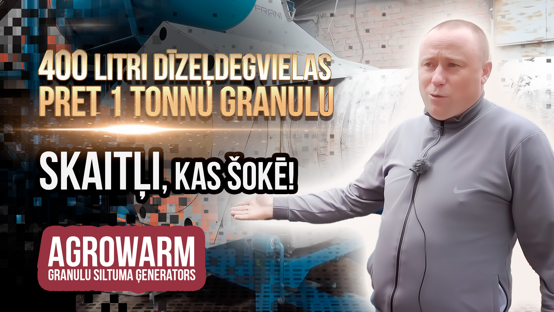 siltuma ģenerators graudu kaltei nopērkams Ukrainā AGROWARM
