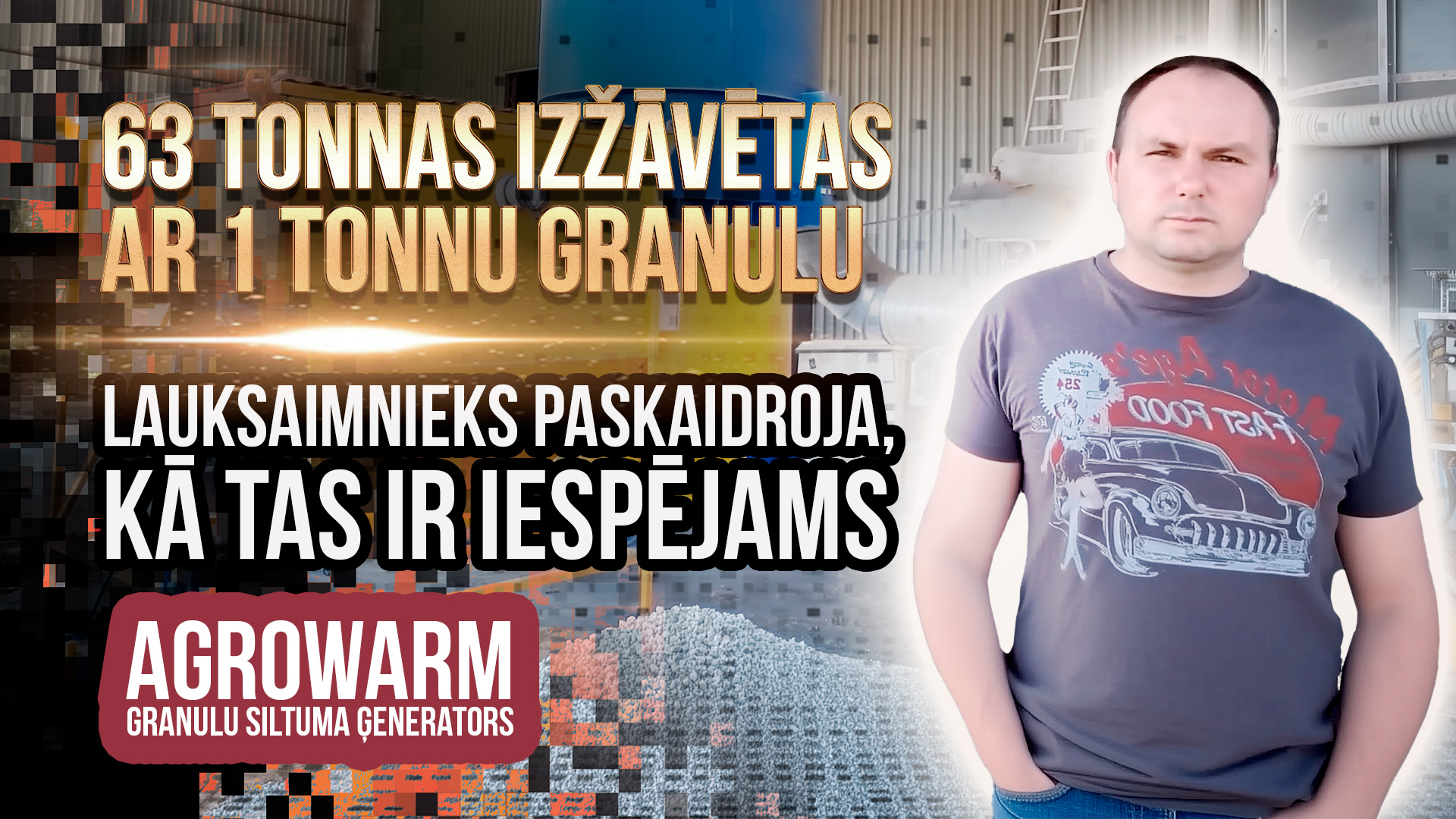 aprīkojums graudu žāvēšanai bez gāzes un dīzeļdegvielas