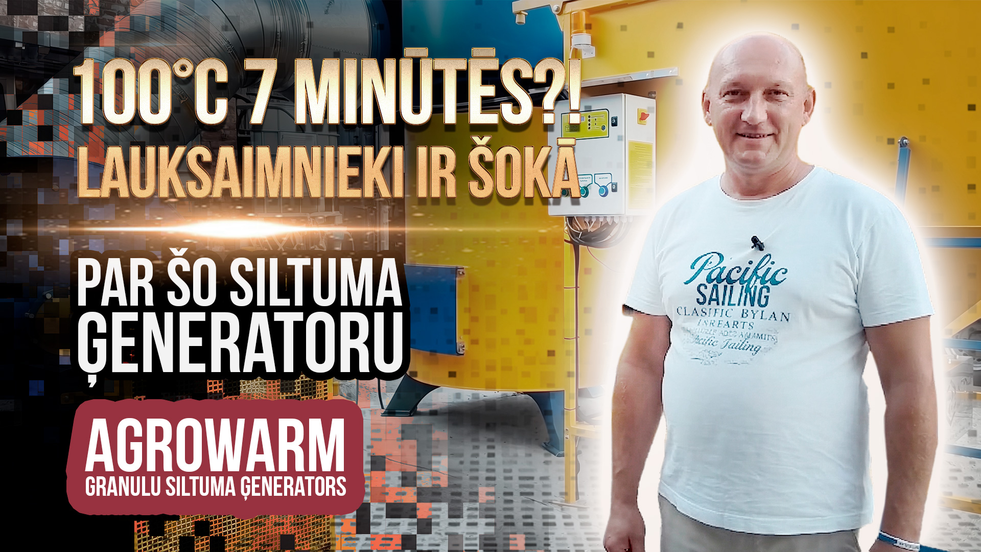 Video atsauksme par AgroWarm siltuma ģeneratoru no Lauksaimniecības SIA «KOLOS - AS», Harkivas apgabals, Bohoduhivas rajons, Bohoduhivas pilsēta