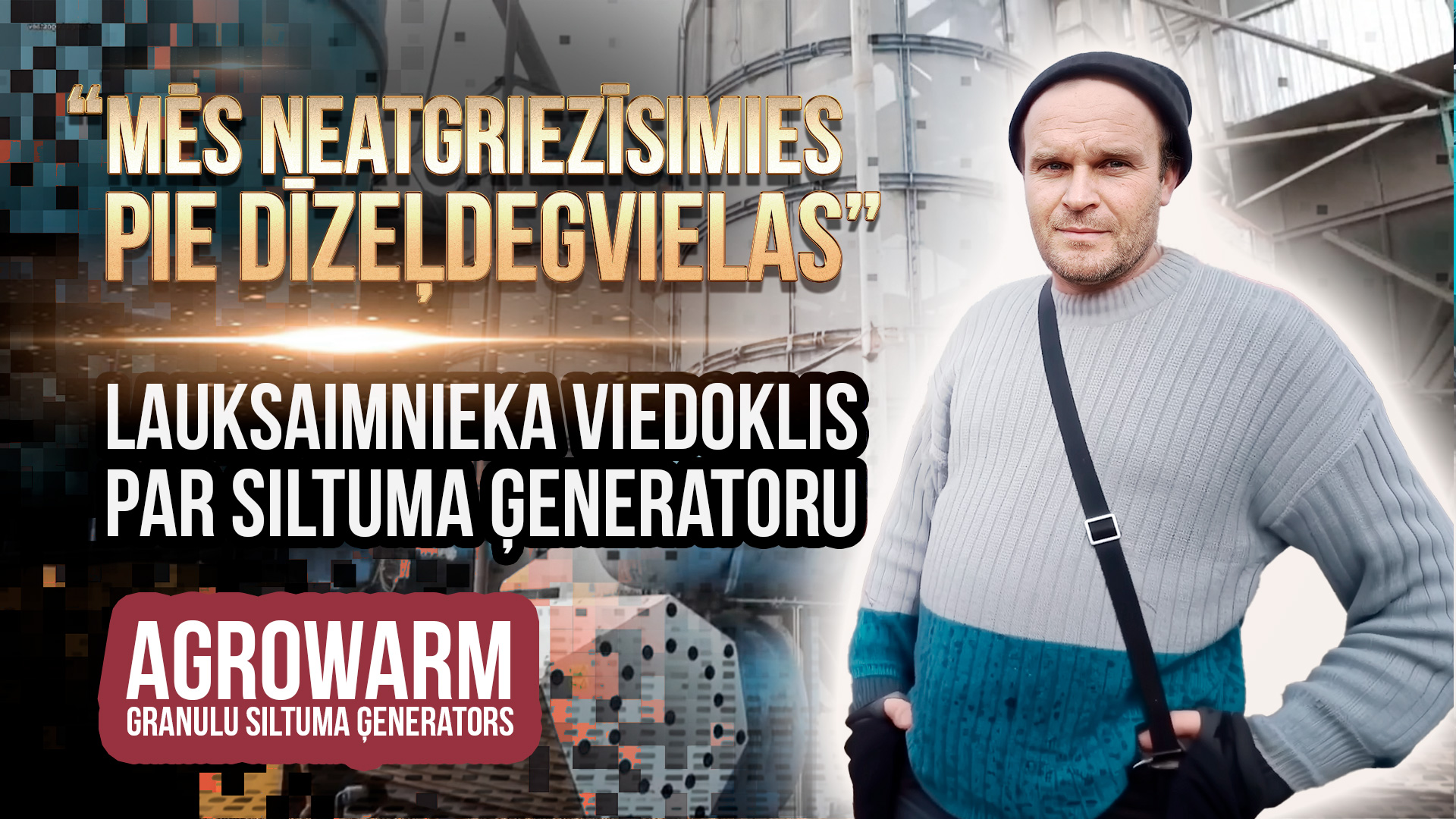 siltuma ģeneratora jauda līdz 2 MW elevatoram