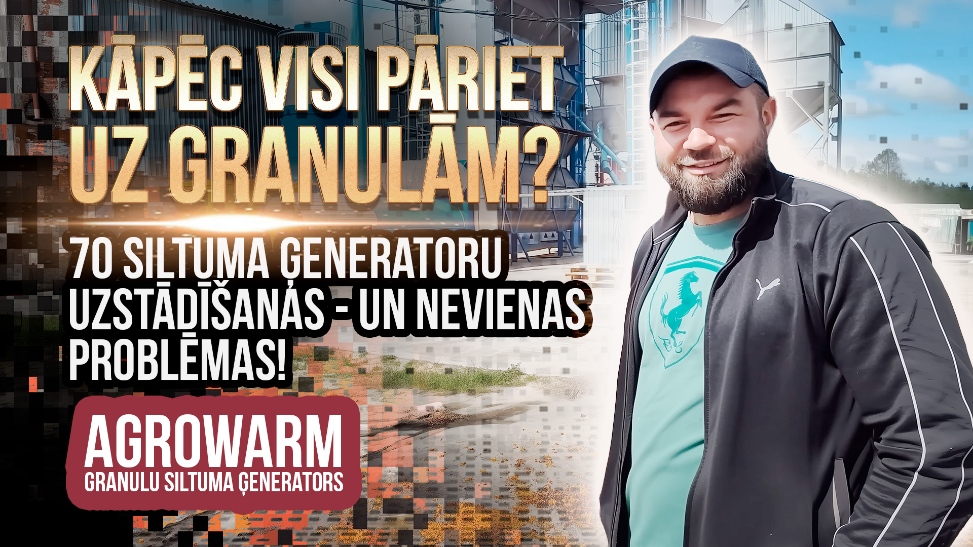 Video atsauksme par AgroWarm siltuma ģeneratoru no SIA «Zemnieku saimniecība Obrii», Sumi apgabals, Romnu rajons, Sinivka ciems