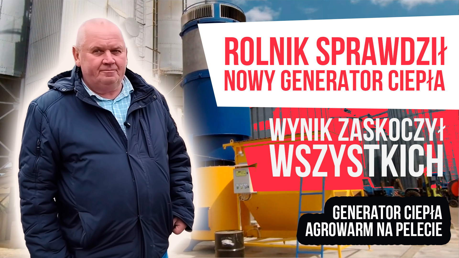 Wideorecenzja generatora ciepła AgroWarm od Gospodarstwo Rolne "MEŻYRICZKA", obwód żytomierski, rejon żytomierski, wieś Meżyriczka