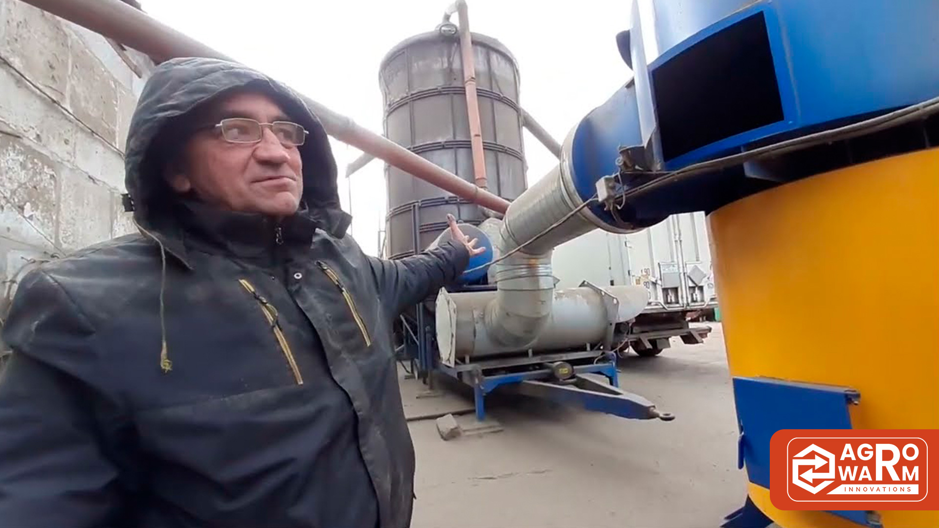 Відеовідгук про теплогенератор AgroWarm від ТОВ «ІНТЕР ОЛІЯ», Харківська область, Чугуївський район, с. Соколово