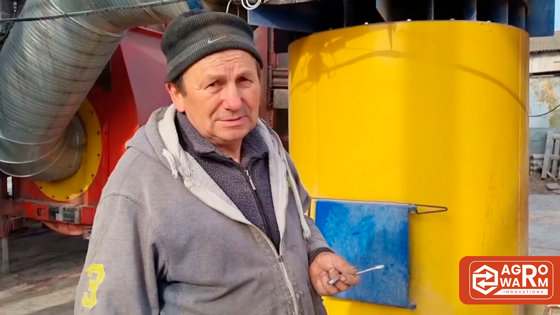 Відеовідгук про теплогенератор AgroWarm від СТОВ «Промінь», Сумська область, Лебединський район, с. Михайлівка